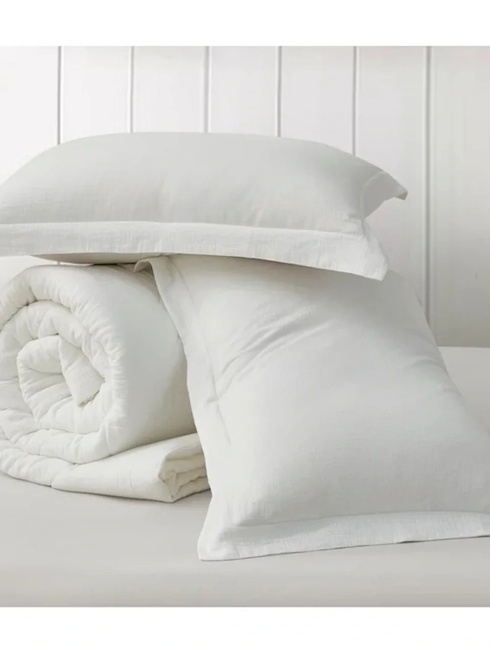 Soft White king 3 piece Quilted Comforter 100% cotton